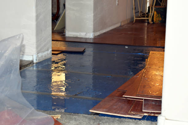 Professional Crawl Space Water Removal technician working in West Concord, MA